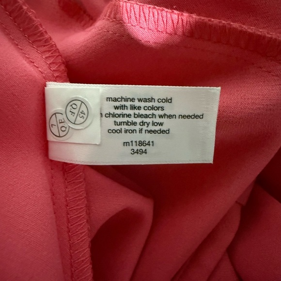 Lane Bryant Pleated Dress, Pink, Size 22 - Picture 10 of 11